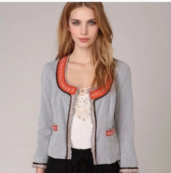 Free People Jackets & Blazers - Free People Beaded Jacket